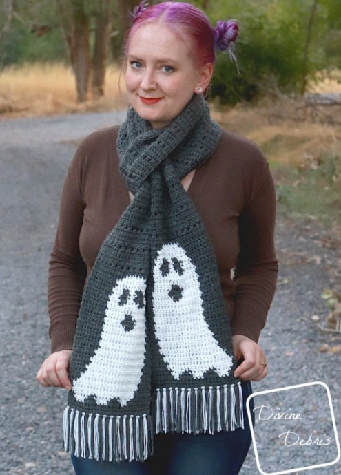 Discover the Ethereal Beauty of the Gloria Ghost Scarf - A Handcrafted Crochet Accessory Discover the Ethereal Beauty of the Gloria Ghost Scarf - A Handcrafted Crochet Accessory
