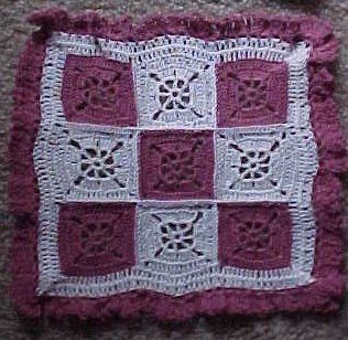 Crochet Nine Patch Doily