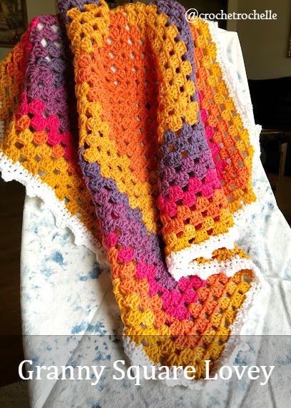 Crochet Granny Square Lovey