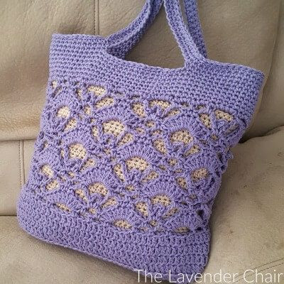 Crochet Gemstone Lace Market Bag