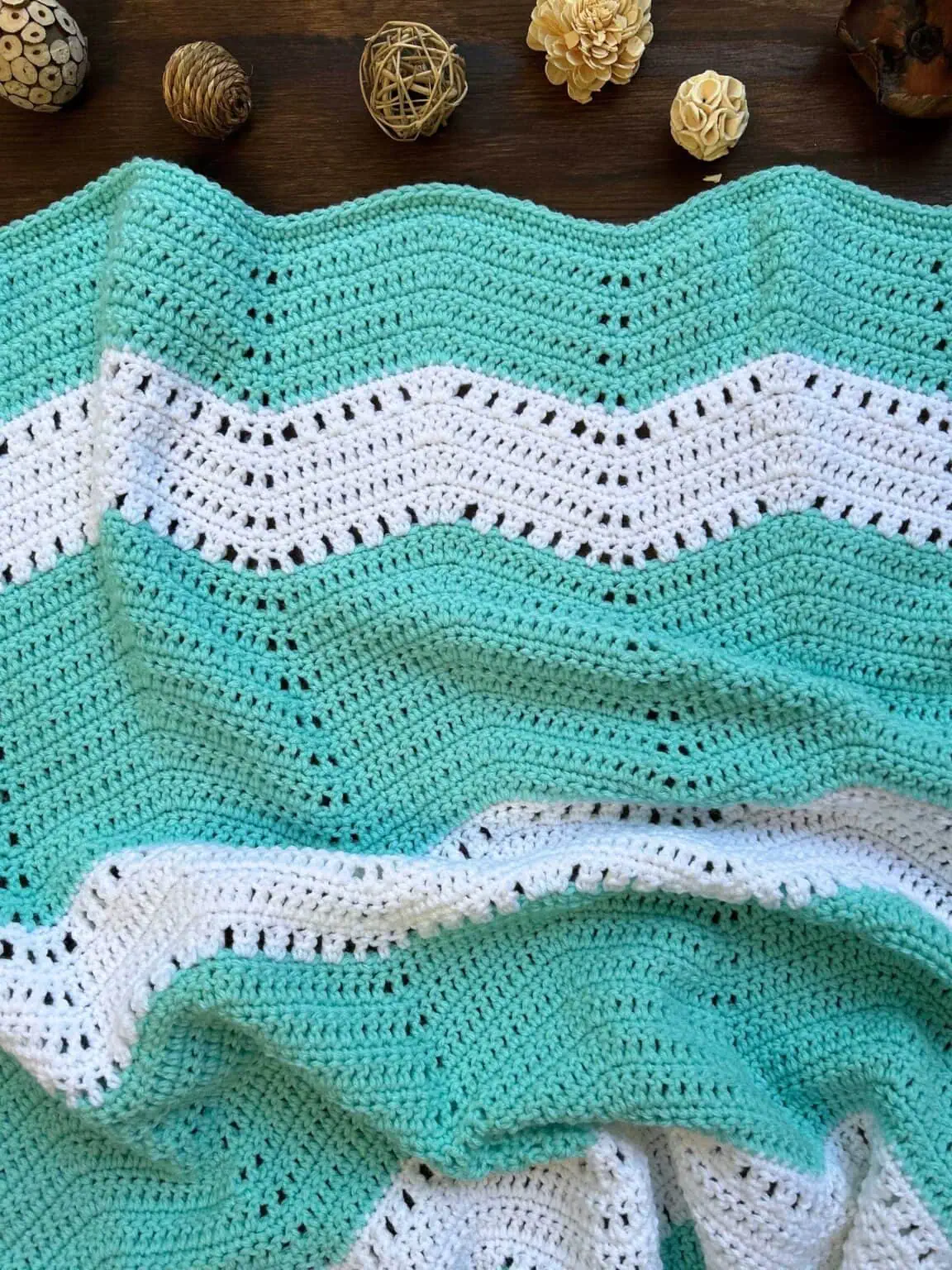 Crochet Bayside Breeze Throw Blanket - Easy Pattern and Materials Guide