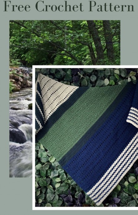Create Your Own Ashland Creek Asymmetric Shawl with a Free Crochet Pattern