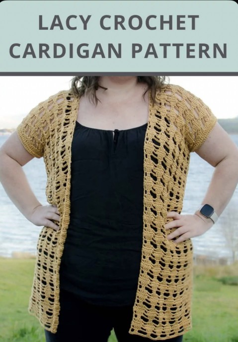 Stunning Lacy Cardigan Pattern for Every Season - Perfect Fit and Soft Material Stunning Lacy Cardigan Pattern for Every Season - Perfect Fit and Soft Material