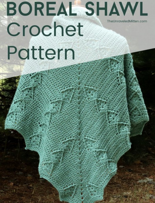 Boreal Shawl Crochet Pattern