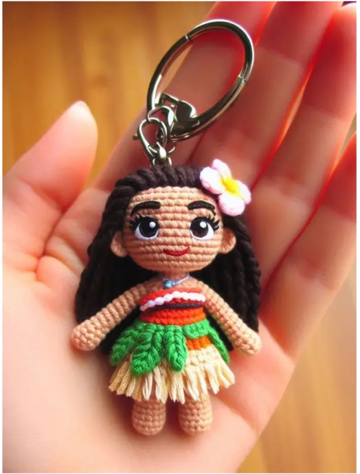 Create Your Own Crochet Moana Keychain: Step-by-Step Guide and Materials Create Your Own Crochet Moana Keychain: Step-by-Step Guide and Materials