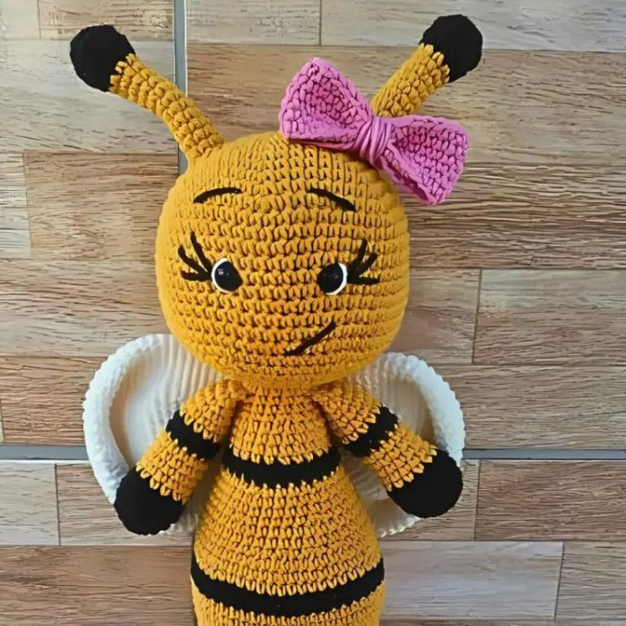 Crochet Bee Amigurumi Doll