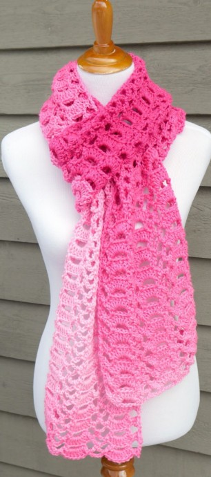 Crochet Heart You Scarf