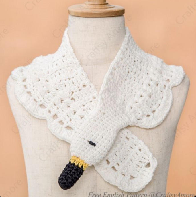 Create Elegance with Our Majestic Swan Crochet Scarf Pattern - Fashion-Forward Accessory for All Seasons Create Elegance with Our Majestic Swan Crochet Scarf Pattern - Fashion-Forward Accessory for All Seasons