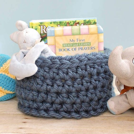 Crochet Chunky Basket Pattern