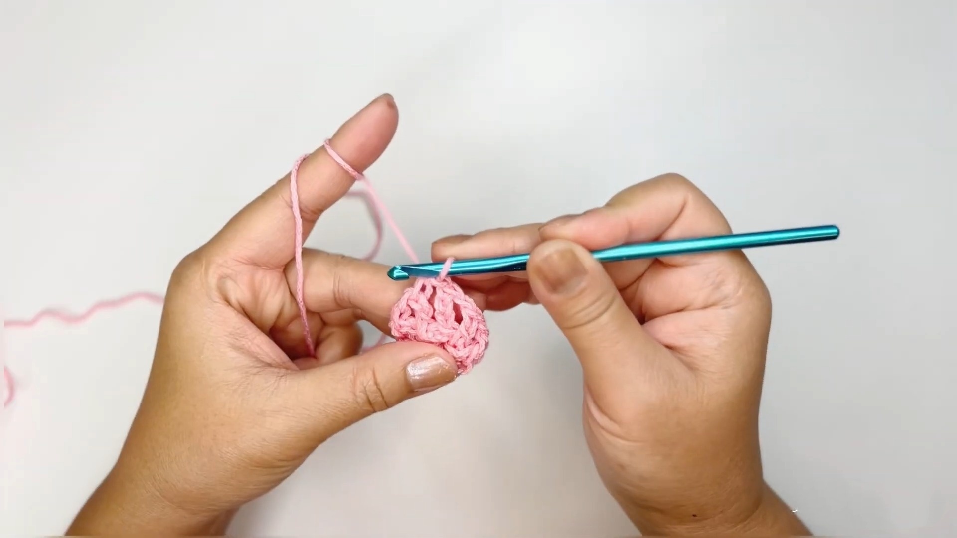 Crochet Heart Coaster