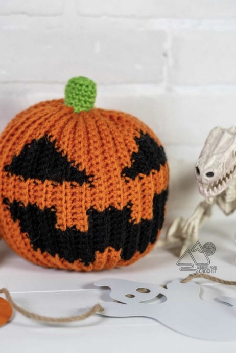 Crochet Jack-o-Lantern Pumpkin