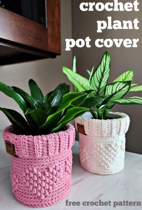Crochet Plant Pot Cover