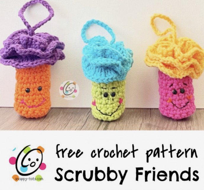 Cute Scrubby Friends