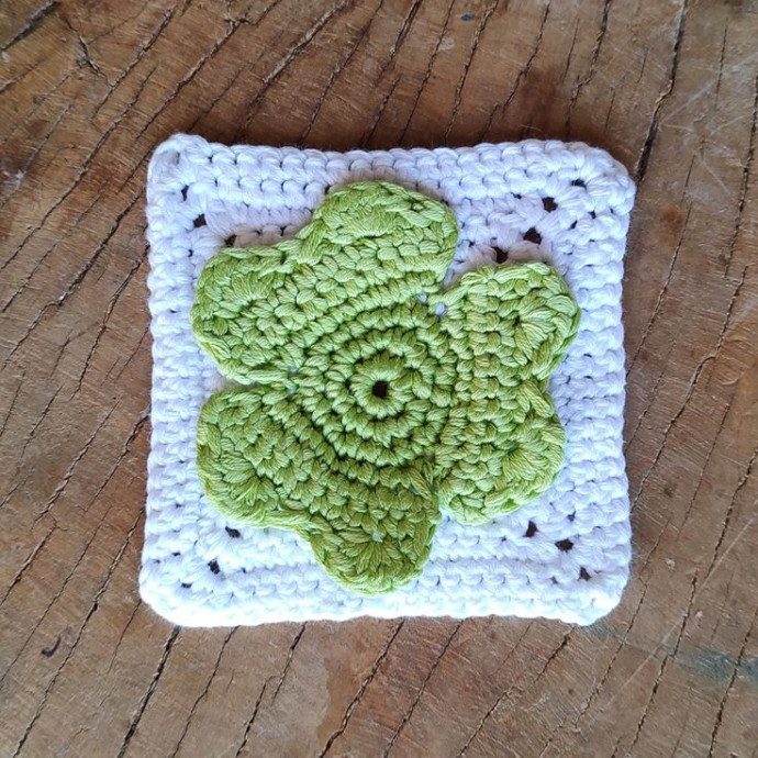 Create a Festive Crochet Shamrock Granny Square for St. Patrick's Day