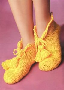 Crochet Sunbeam Comfort Slippers
