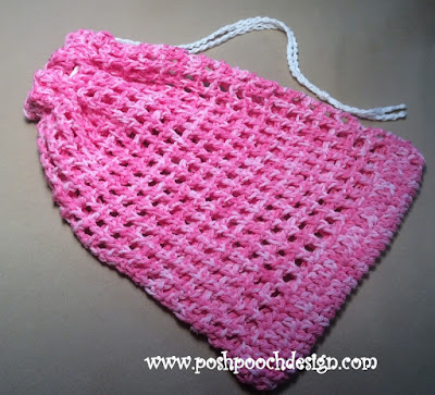 Create Adorable and Practical Crochet Small Mesh Drawstring Bags for Your Essentials