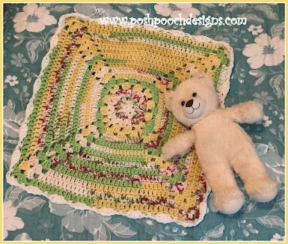 Bloom Baby Blanket Crochet Pattern