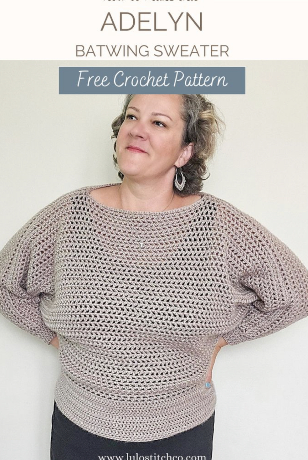 Crochet Batwing Sweater – FREE CROCHET PATTERN — Craftorator