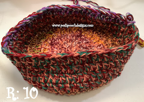 Crochet Scrap Happy Harvest Basket