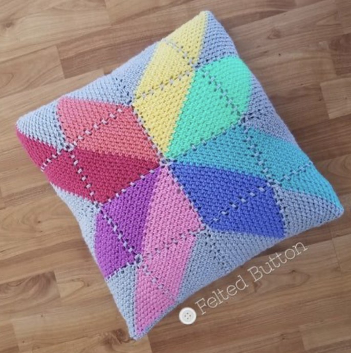 Prism Pillow Crochet Pattern