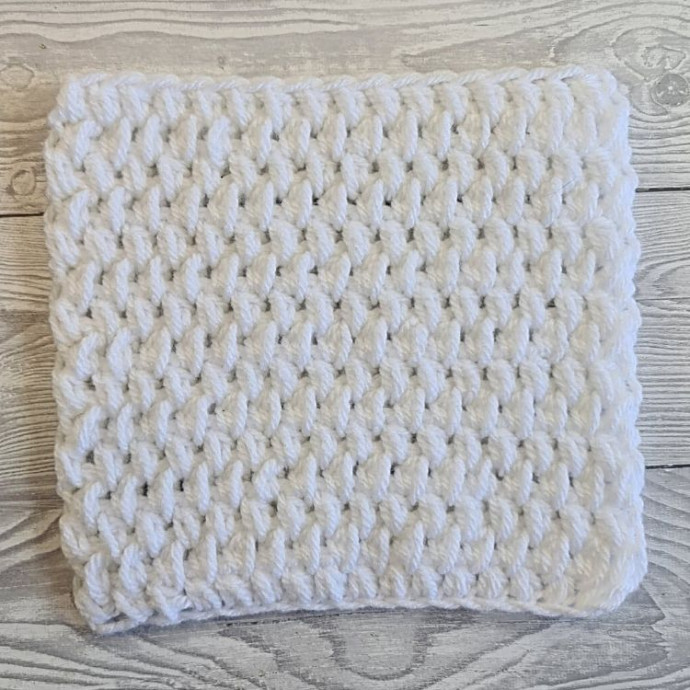 Crochet Herringbone Puff Stitch