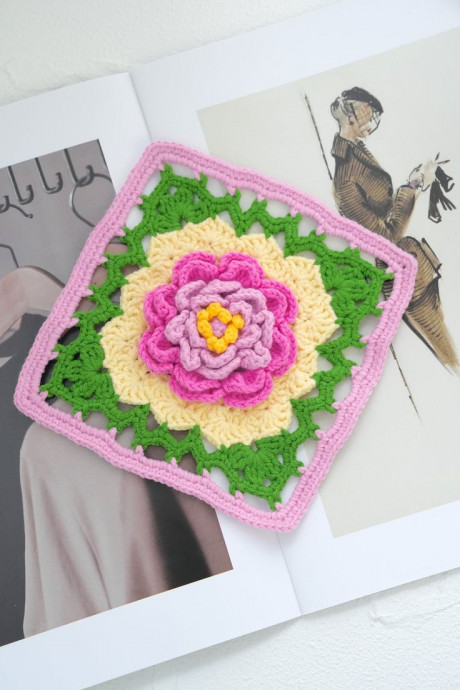 Create a Delightful Crochet Peony Granny Square: Step-by-Step Tutorial and Tips Create a Delightful Crochet Peony Granny Square: Step-by-Step Tutorial and Tips