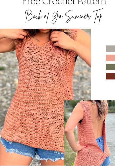 Discover the Stylish Crochet Back at Ya Summer Top for a Chic Summer Vibe Discover the Stylish Crochet Back at Ya Summer Top for a Chic Summer Vibe