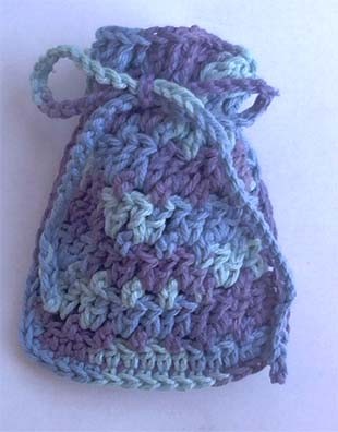 Create a Charming Crochet Soap Saver or Sachet for a Fresh Bathroom