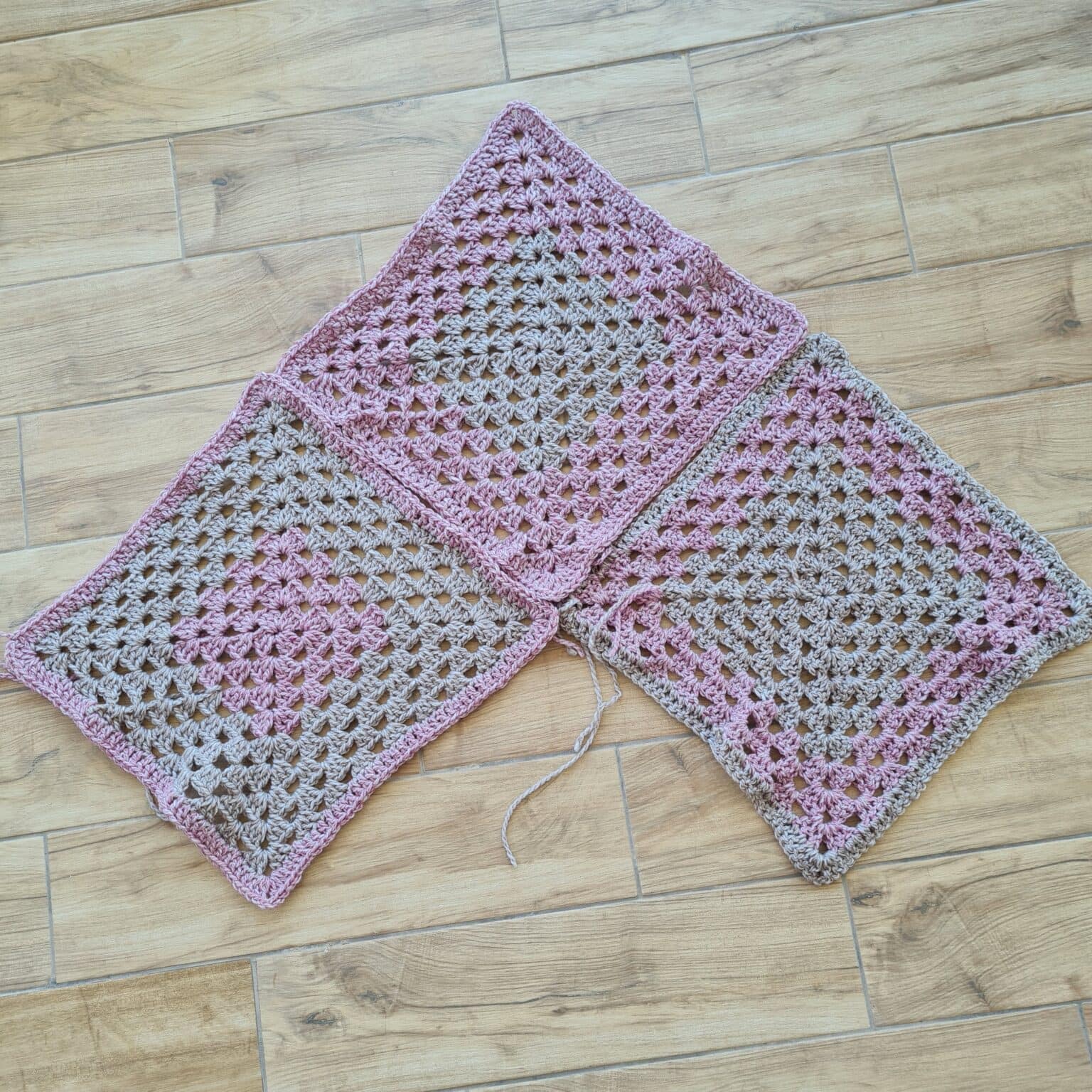 Crochet Rustic Rose Granny Square Poncho: A Cozy Handmade Wardrobe Essential