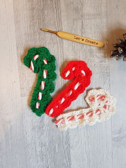 Create Your Own Festive Crochet Candy Cane Holder for Holiday Decor Create Your Own Festive Crochet Candy Cane Holder for Holiday Decor