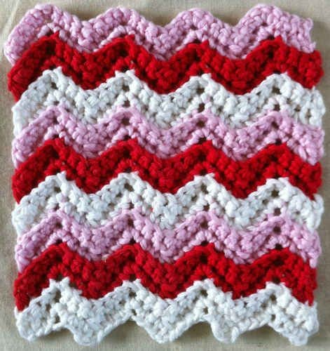 Create a Beautiful Handmade Valentine Ripple Dishcloth for Your Loved Ones Create a Beautiful Handmade Valentine Ripple Dishcloth for Your Loved Ones