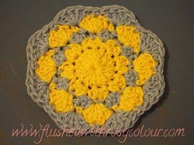 Crochet Tiny Shells Coaster