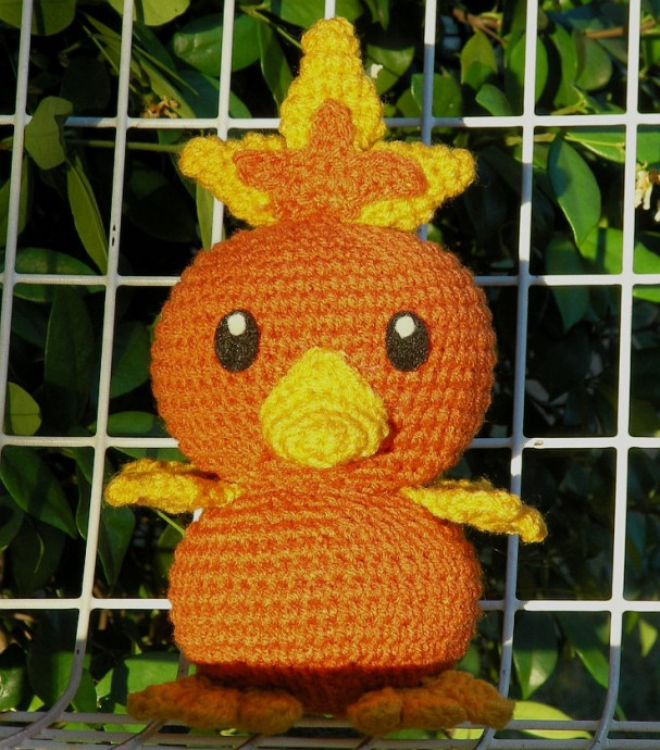 Create Your Own Adorable Crochet Torchic Plushie Doll with Easy Steps