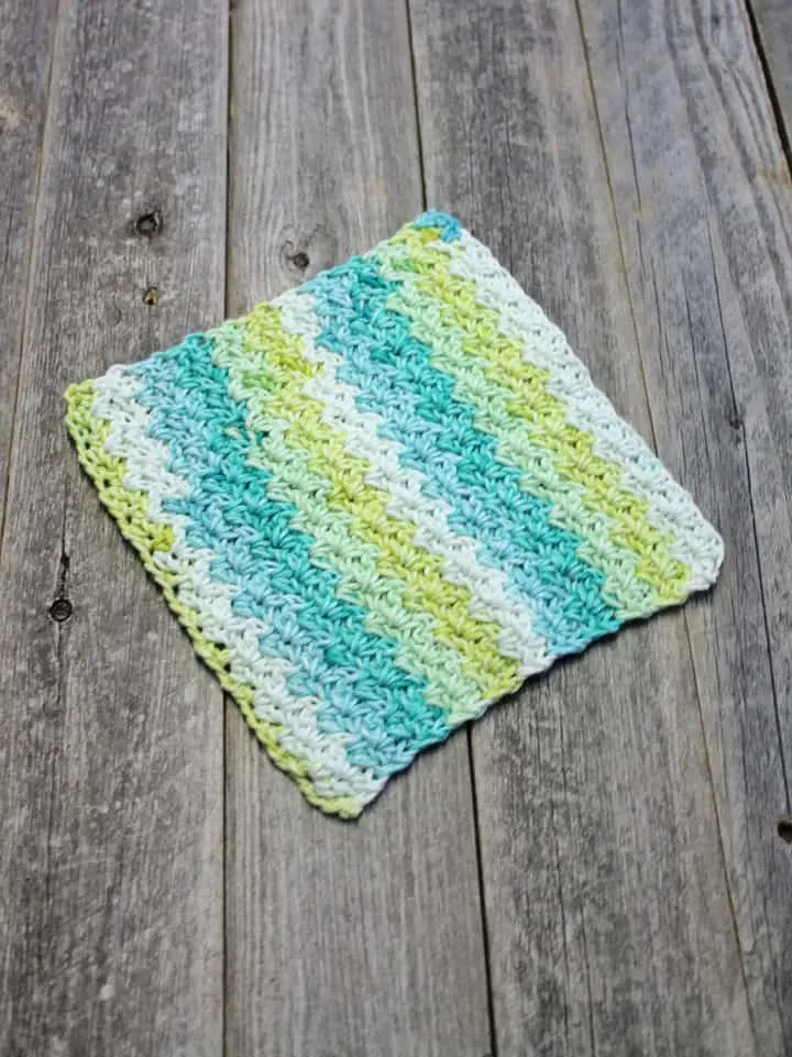 Finished Crochet Washcloth