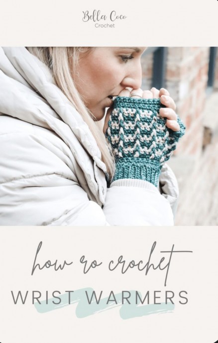Free Crochet Pattern: Adorable Wrist Warmers