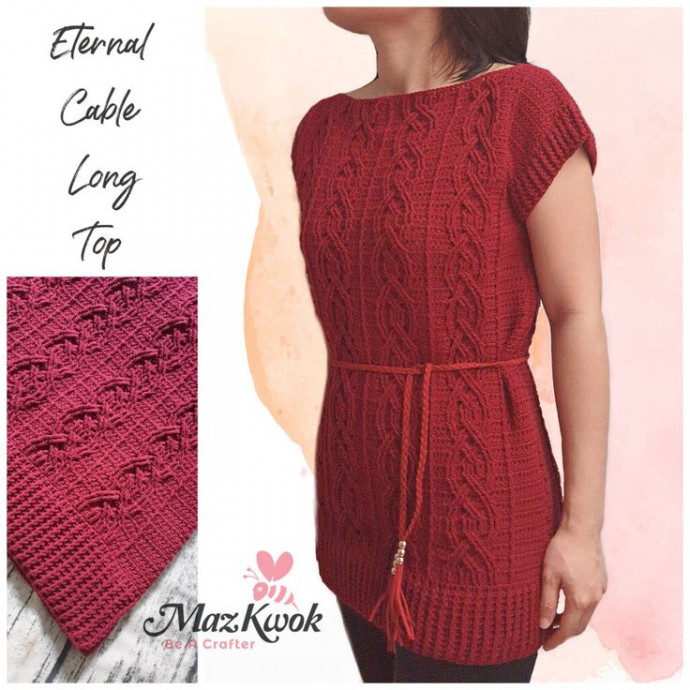 Create Your Own Crochet Eternal Cable Long Top: A Stylish and Cozy Design Guide