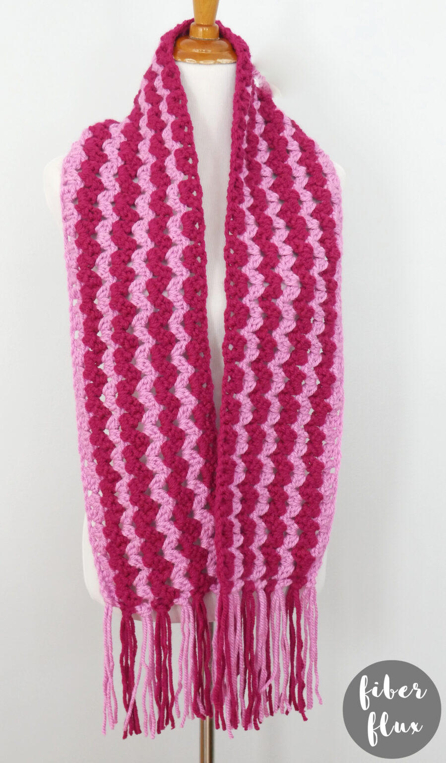 Create a Charming Crochet Hearts Aflutter Scarf With This Easy Pattern