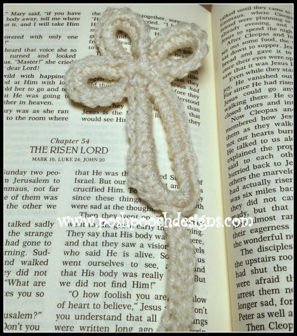 Create Your Own Crochet Cross Bookmark - A Beautiful and Functional Reading Accessory
