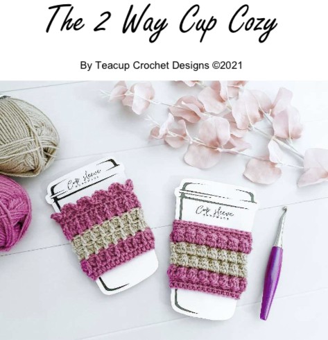 The 2 Way Cup Cozy (Free Crochet Pattern)