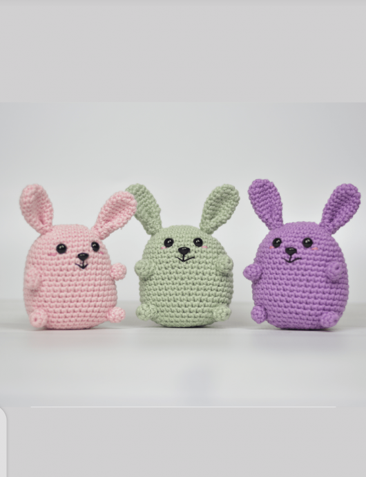 Adorable Crochet Bunny Ornament