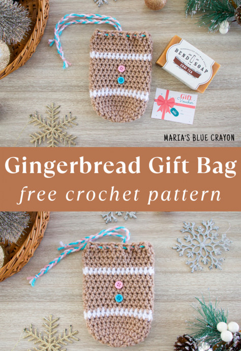 Create the Perfect Cozy Crochet Gingerbread Gift Bag for Your Holiday Gifting Needs Create the Perfect Cozy Crochet Gingerbread Gift Bag for Your Holiday Gifting Needs