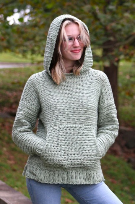 Crochet Harvest Hooded Sweater