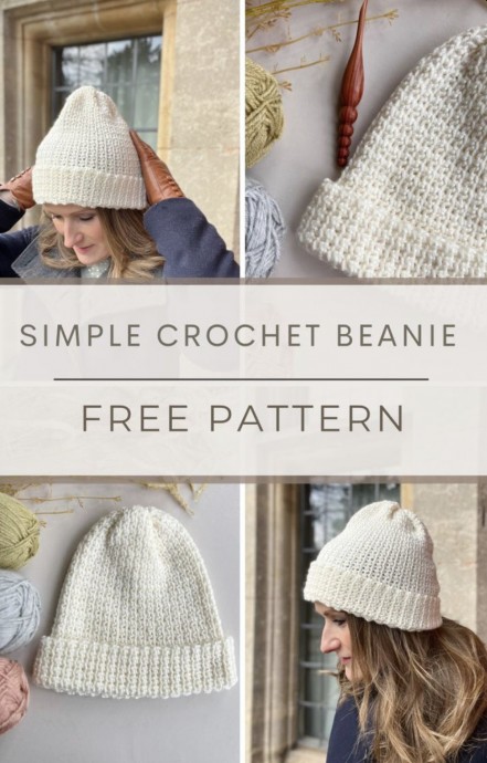 Free Crochet Beanie Pattern in all Sizes
