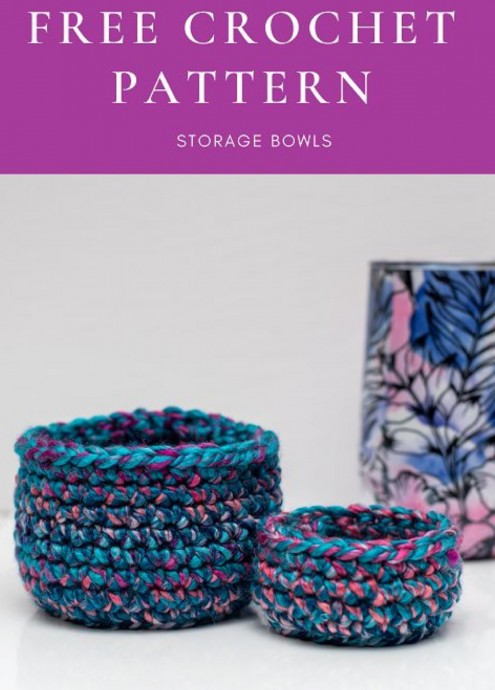 Crochet Storage Bowls