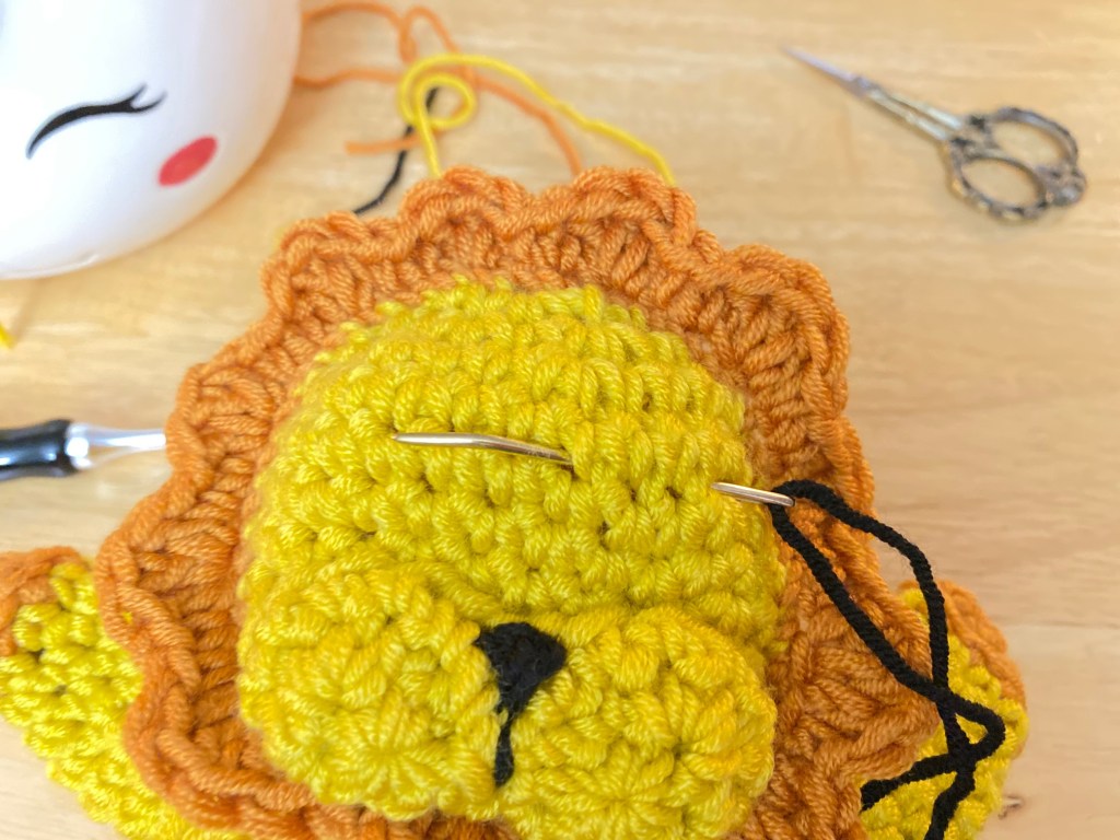 Crochet Lion Lovey Puppet: A Whimsical Companion for Kids