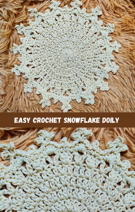 Crochet Snowflake Doily