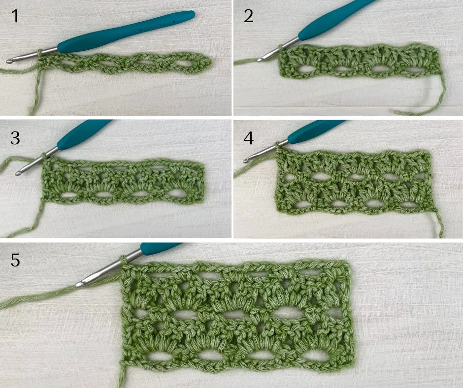 Crochet Peephole Lace Stitch