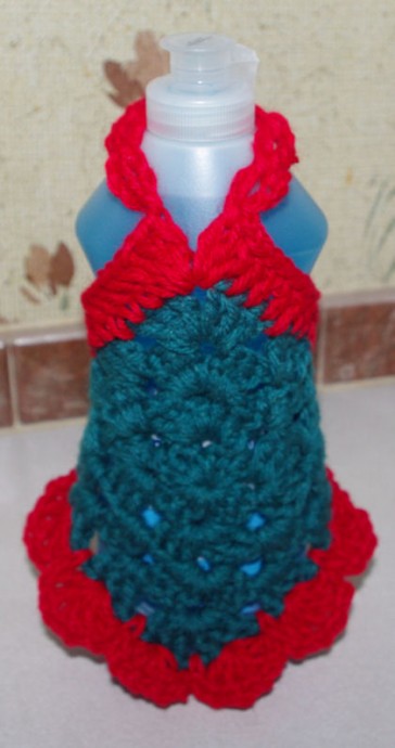 Crochet Granny Square Dish Soap Dress