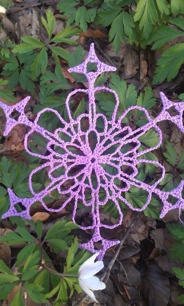 Create Your Stunning Crochet Viola Snowflake for Winter Decor Create Your Stunning Crochet Viola Snowflake for Winter Decor