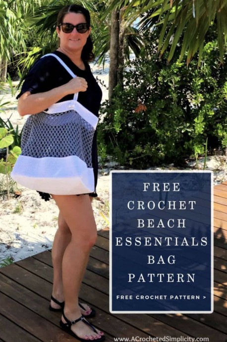 Crochet Beach Bag Free Pattern